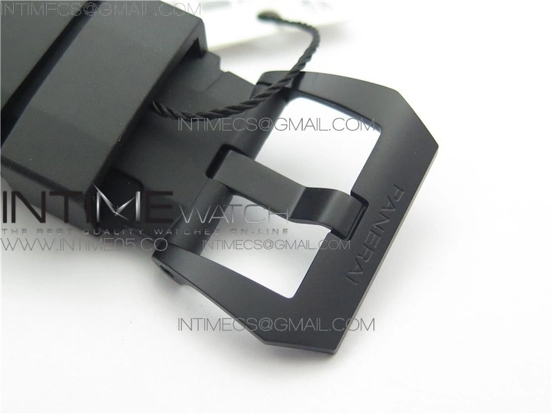 PAM960 Carbotech 42mm VSF 1:1 Best Edition Black Dial Blue Markers on Rubber Strap P.9010 Clone